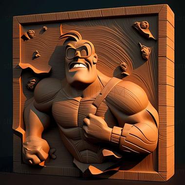 3D model The Incredibles game (STL)